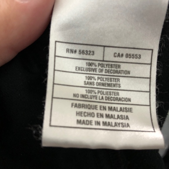 Nike Black Capri Cropped Leggings Size Large - Picture 5 of 7